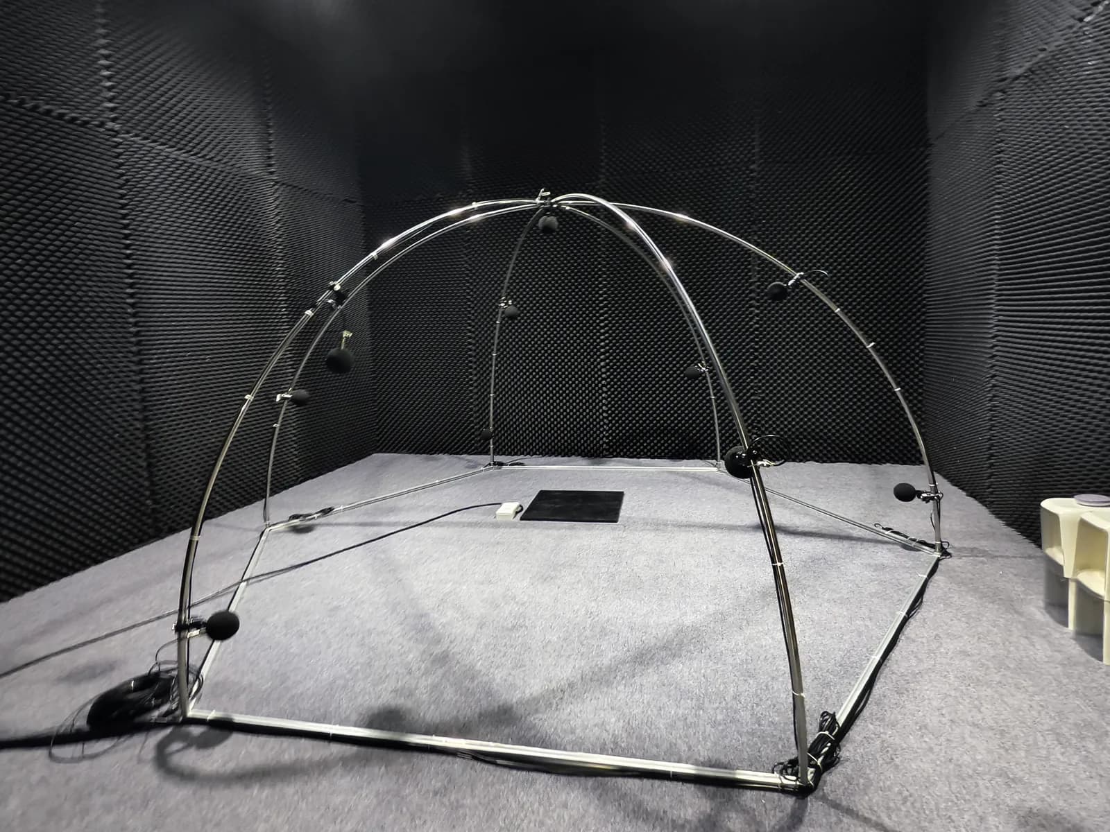 Anechoic chamber used for noise testing