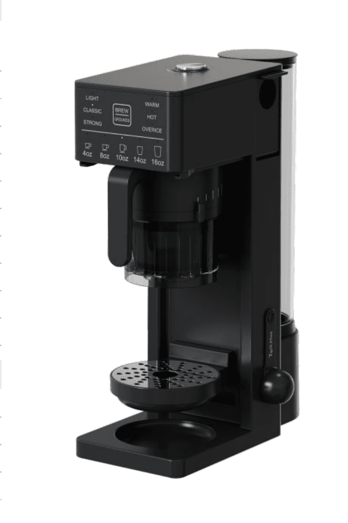 SSD04 Single-Serve Drop Coffee Maker With Burr Grinder